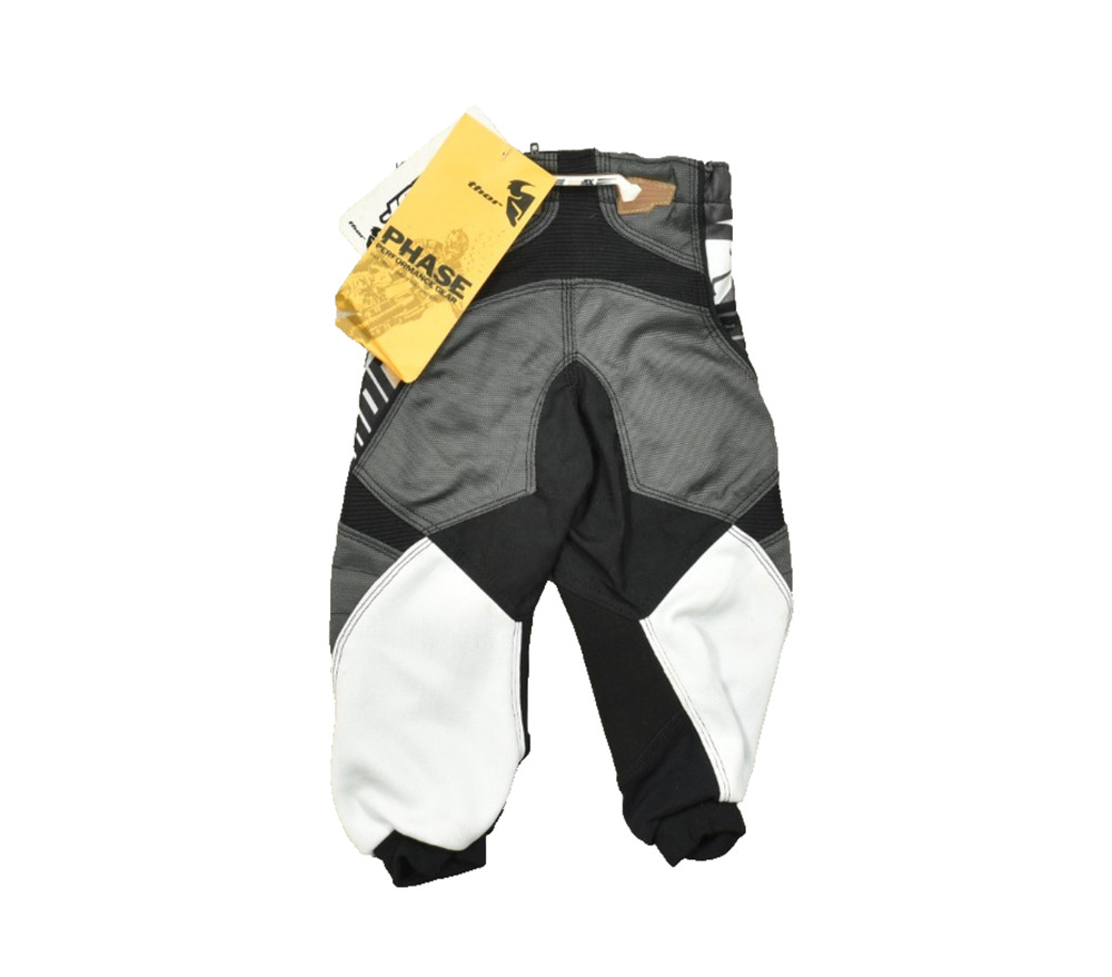 Thor Phase Performance Gear Youth Size 16 Motocross Racing Pants Black Grey NWT
